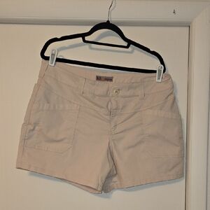 5.11 Tactical Women’s Khaki Cargo-Style Utility Shorts